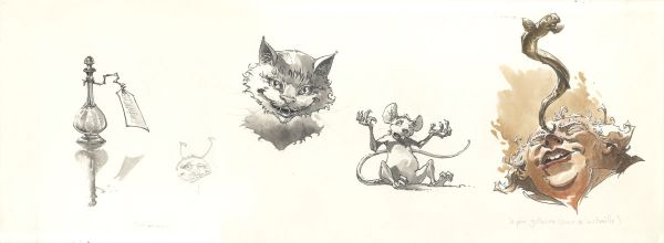 Alice au pays des Merveilles, Etude de personnages N&deg;1, 2014
