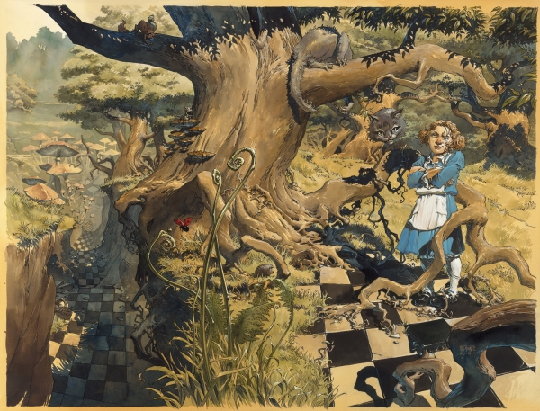 Les chemins du fantastique, Alice au pays de Merveilles - Le chat du Cheshire, 2014