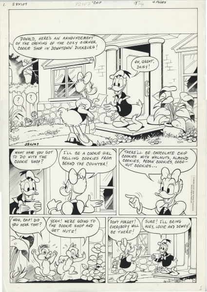 Chipmunk's Cookie Day, planche 1