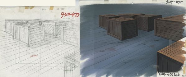 Calque d'animation Marvel, Layout