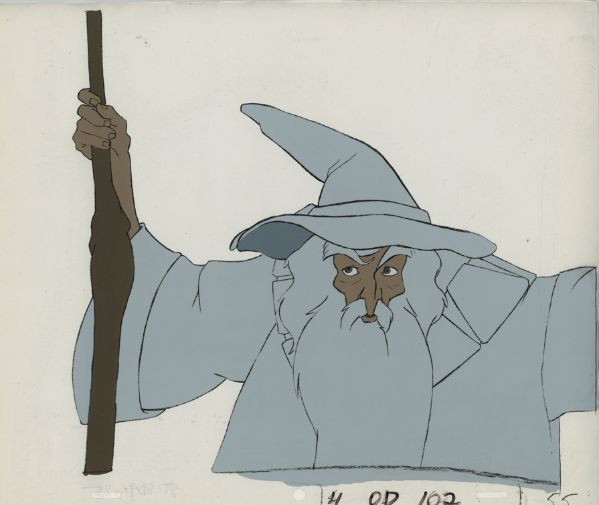 Calque d'animation, Gandalf, Le seigneur des anneaux, 1978