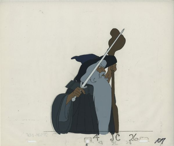 Calque d'animation, Gandalf, Le seigneur des anneaux, 1978