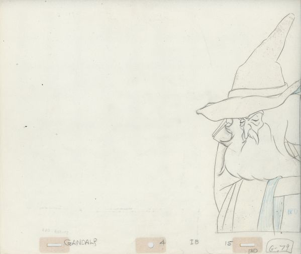 Dessin d'animation, Gandalf, Le seigneur des anneaux, 1978