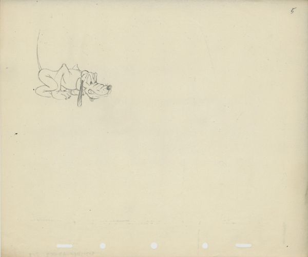 Pluto, dessin d'animation, fin 1930-d&eacute;but 1940