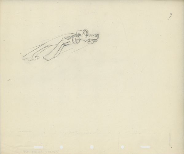 Pluto, dessin d'animation, fin 1930-d&eacute;but 1940