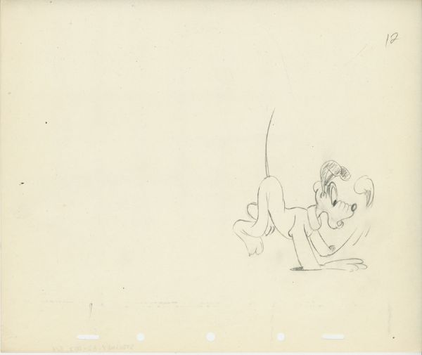 Pluto, dessin d'animation, fin 1930-d&eacute;but 1940
