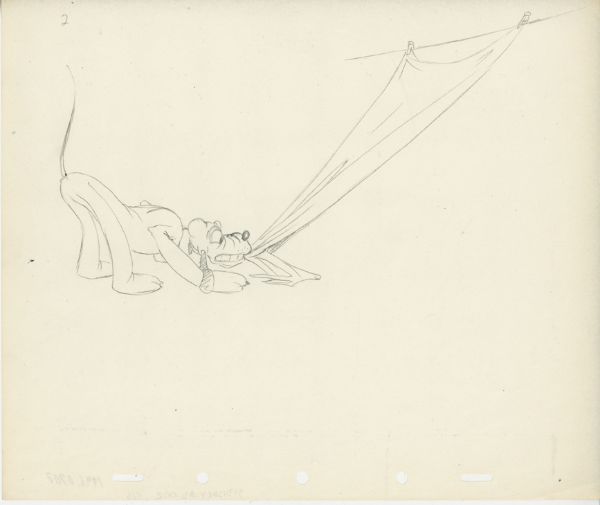 Pluto, dessin d'animation, fin 1930-d&eacute;but 1940