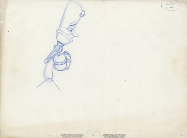 La Belle et la B&ecirc;te, Lumi&egrave;re, Dessin d'animation, 1991