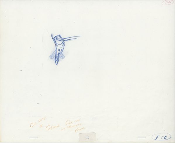 Pocahontas, Flit, dessin d'animation, 1995
