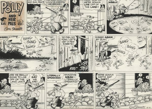 Polly and her pals, sunday page 06 octobre 1957