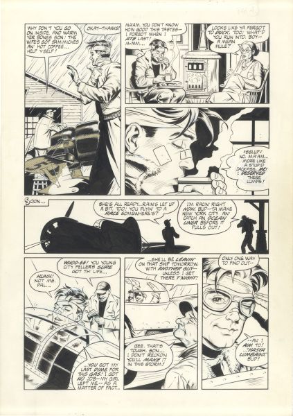 The Rocketeer, Volume 2, Chap.1, Cliff's New York Adventure, Planche 04, 1988