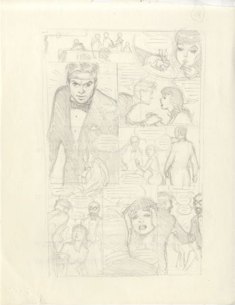 The Rocketeer, Volume 2, Chap.1, Cliff's New York Adventure, Crayonn&eacute; de planche 09,1988