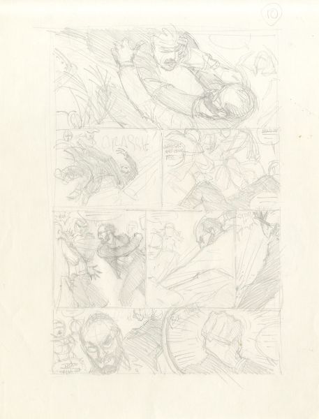 The Rocketeer, Volume 2, Chap.1, Cliff's New York Adventure, Crayonn&eacute; de planche 10,1988