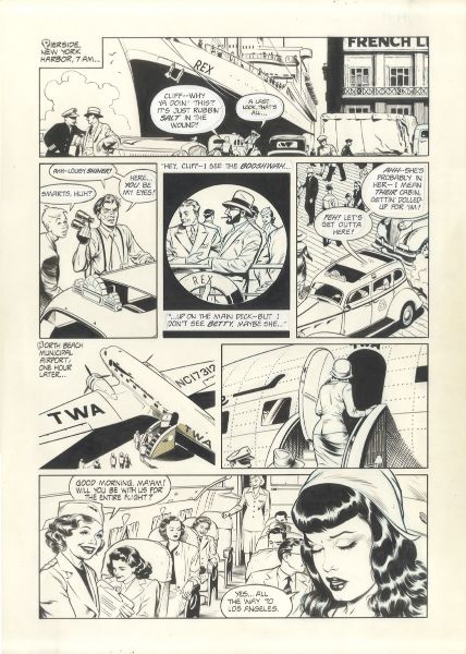 The Rocketeer, Volume 2, Chap.1, Cliff's New York Adventure, Planche 14, 1988
