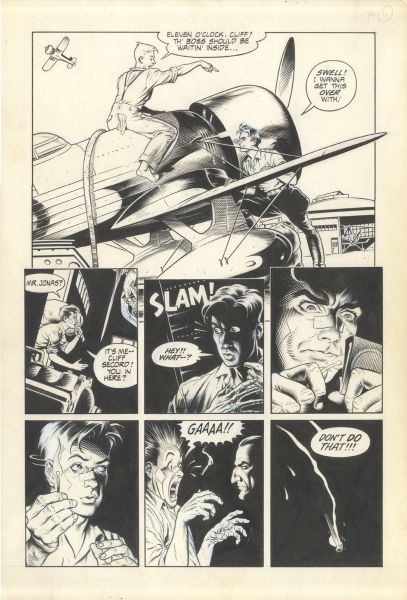 The Rocketeer, Volume 2, Chap.2, Nightmare at Large, Planche 01, 1989