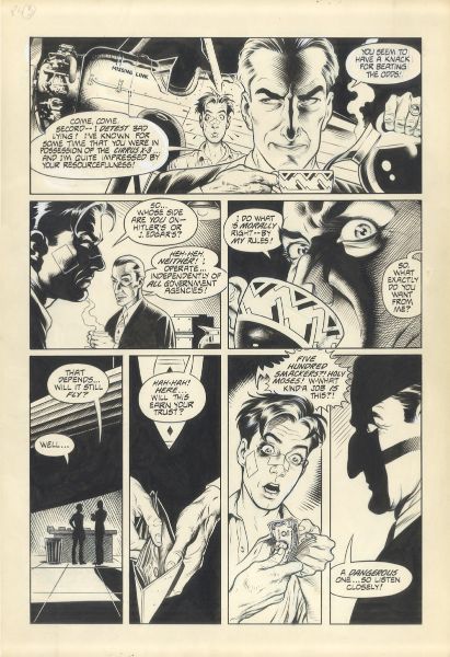 The Rocketeer, Volume 2, Chap.2, Nightmare at Large, Planche 03, 1989