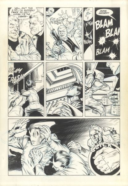 The Rocketeer, Volume 2, Chap.2, Nightmare at Large, Planche 06, 1989