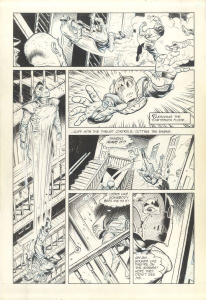 The Rocketeer, Volume 2, Chap.2, Nightmare at Large, Planche 07, 1989