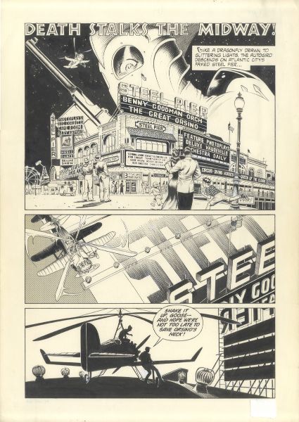 The Rocketeer, Volume 2, Chap.3, Death stalks the Midway, Planche 01