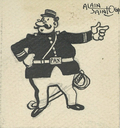 Illustration, Policier