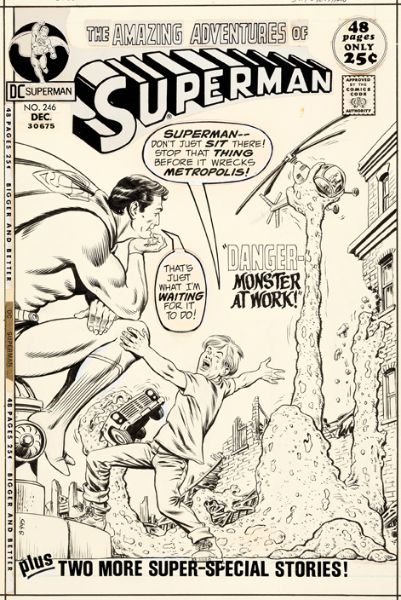 Superman, issue 246, couverture, 1971