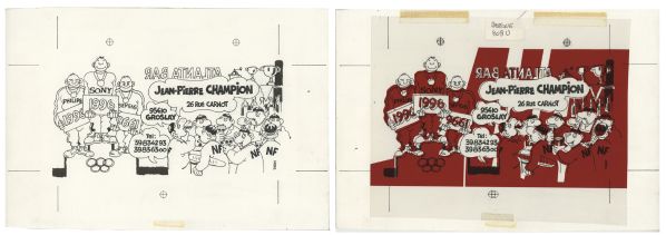 Projet publicitaire, Jean-Pierre Champion,1996