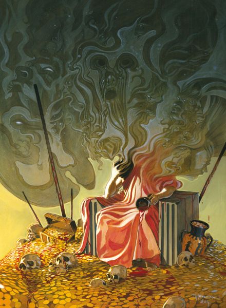 L'Odyssée, Illustration N°36, Ulysse commence son récit, 2014