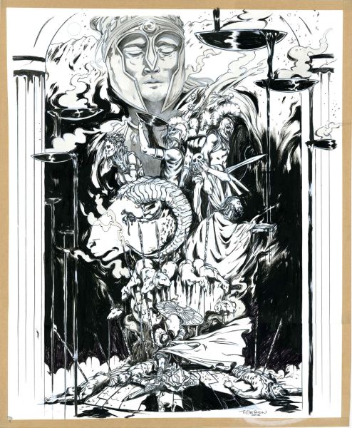 L'Odyssée, Illustration N°39, Le rite funèbre, 2013