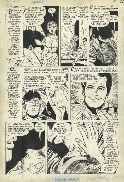 Popular Romance issue 22, Blinded by Love page 10, 1952