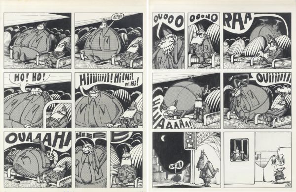 Le Sergent Laterreur, gag: La gaîté de l'escedron