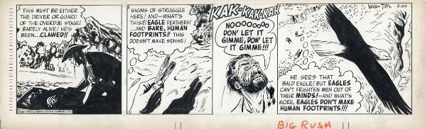 Casey Ruggles, Daily strip du 20 mai 1950