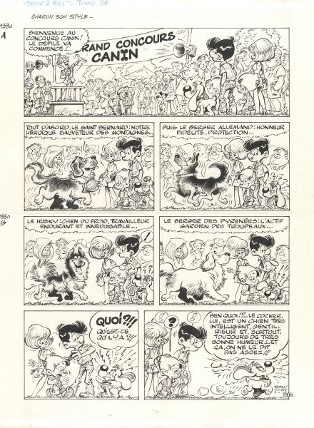 Boule & Bill T34, planche 1380