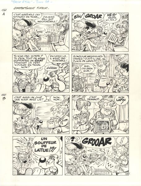 Boule & Bill T34, planche 1381