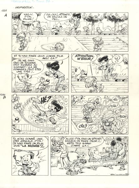 Boule & Bill T34, planche 1384