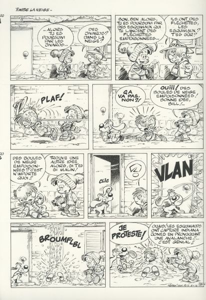 Boule & Bill T34, planche 1400