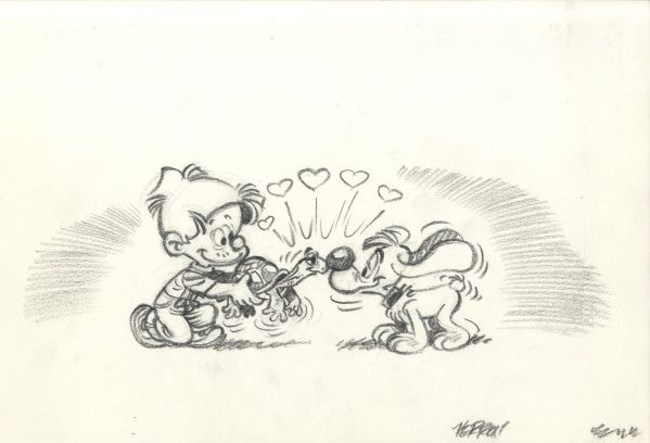 Boule et Bill, Tome 34, Crayonn&eacute; n&deg;1