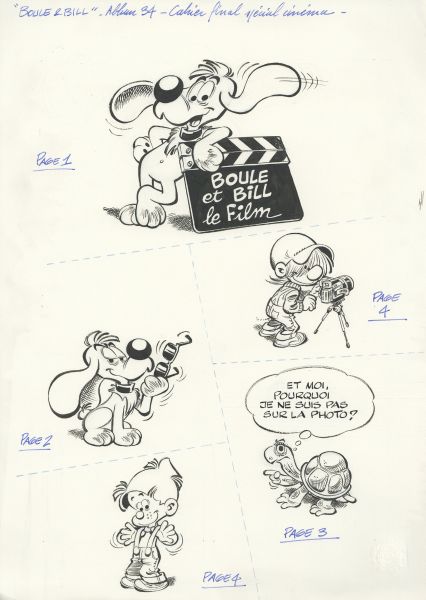 Boule & Bill T34, Cahier final sp&eacute;cial cin&eacute;ma