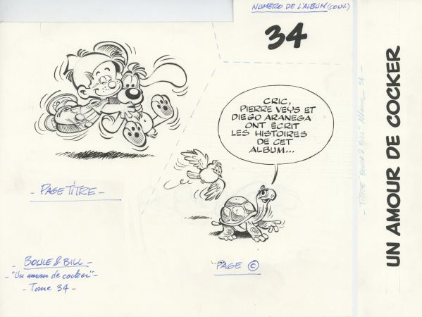 Boule & Bill T34, page titre + titre