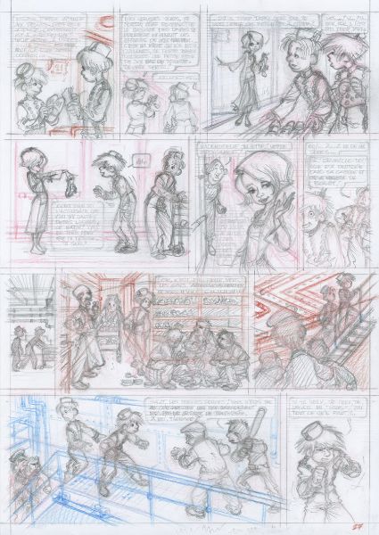 Il s'appelait Ptirou, crayonné planche 27