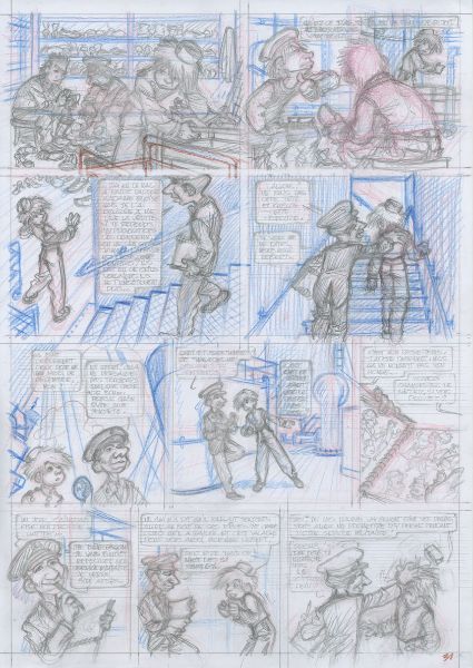 Il s'appelait Ptirou, crayonné planche 31