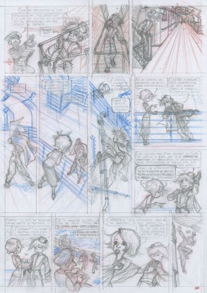 Il s'appelait Ptirou, crayonné planche 32