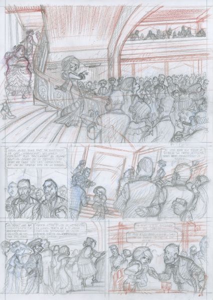 Il s'appelait Ptirou, crayonné planche 43