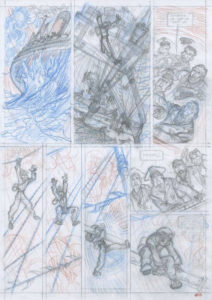 Il s'appelait Ptirou, crayonné planche 63