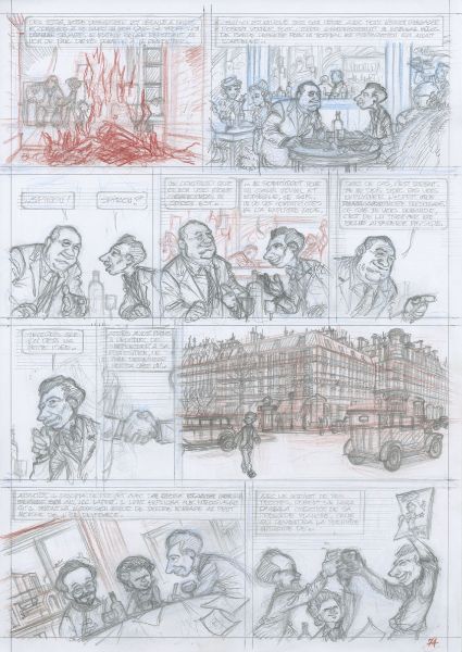 Il s'appelait Ptirou, crayonné planche 71