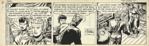 Strip 11-23-1951, Terry - The Unkindest Cut