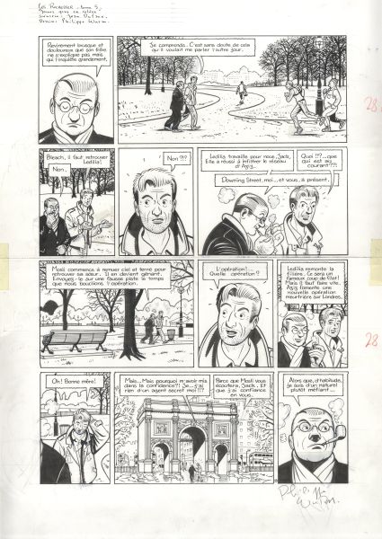 Les Rochester, Tome 5, Jeunes gens en colère, Planche 28, 2006.