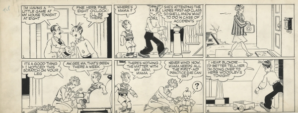 Blondie, demi sunday des années 1940