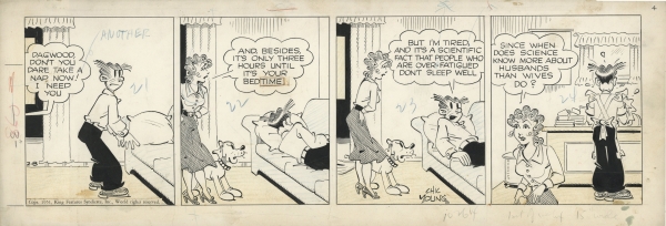 Blondie, strip du 08.02.1951
