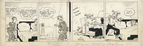 Blondie, strip du 09.03.1951