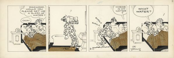 Blondie, strip du 10.03.1966